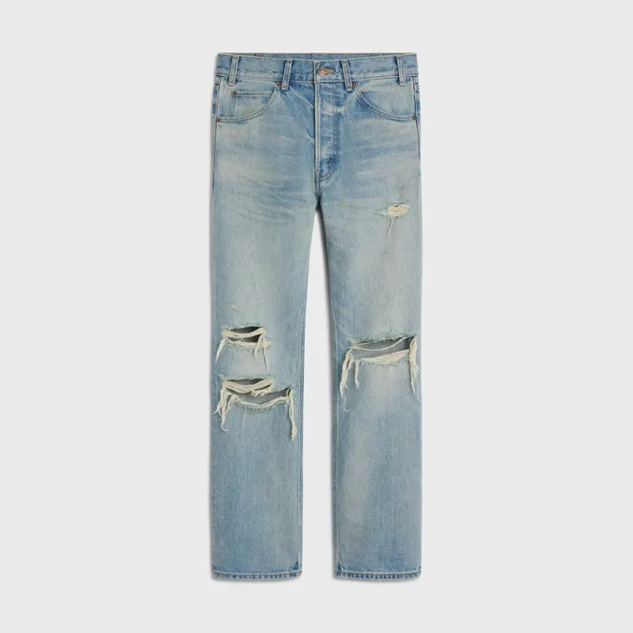 Kurt Jeans In Destroyed Westside Wash Denim Westside Wash Destroyed Men CELINE PANTS AND SHORTS Kurt Jeans In Destroyed Westside Wash Denim Westside Wash Destroyed Men CELINE PANTS AND SHORTS