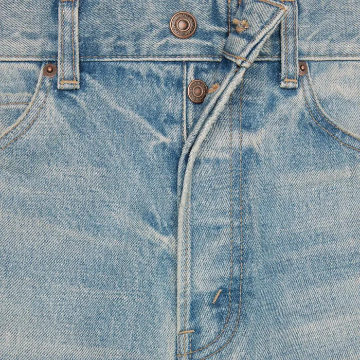 Kurt Jeans In Destroyed Westside Wash Denim Westside Wash Destroyed Men CELINE PANTS AND SHORTS
