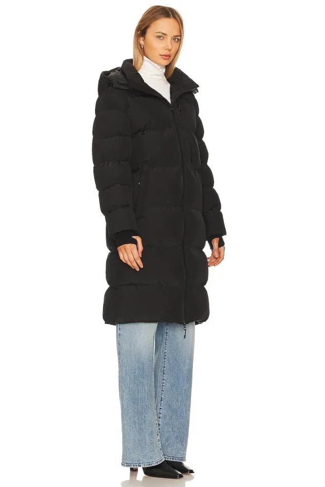 Kyler Puffer Coat Black Women Lovers and Friends Activewear