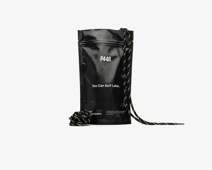 Laces and Accessories WomensMens P448 Shoelaces BlackYellow