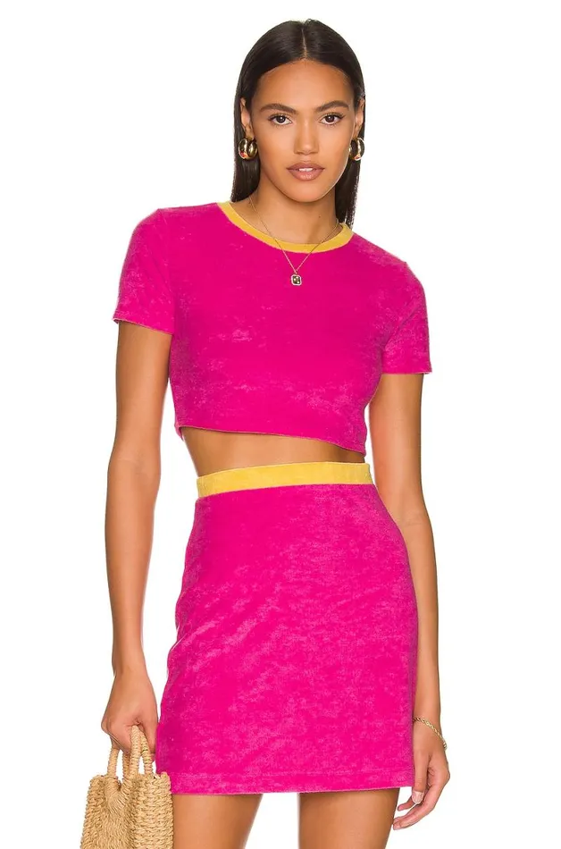 Lana Crop Top Magenta Women Lovers and Friends Tops