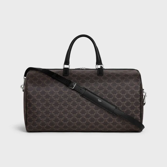Large Travel Bag In Triomphe Canvas With David Weiss Wave Print Black Men CELINE BUSINESS AND TRAVEL BAGS Large Travel Bag In Triomphe Canvas With David Weiss Wave Print Black Men CELINE BUSINESS AND TRAVEL BAGS