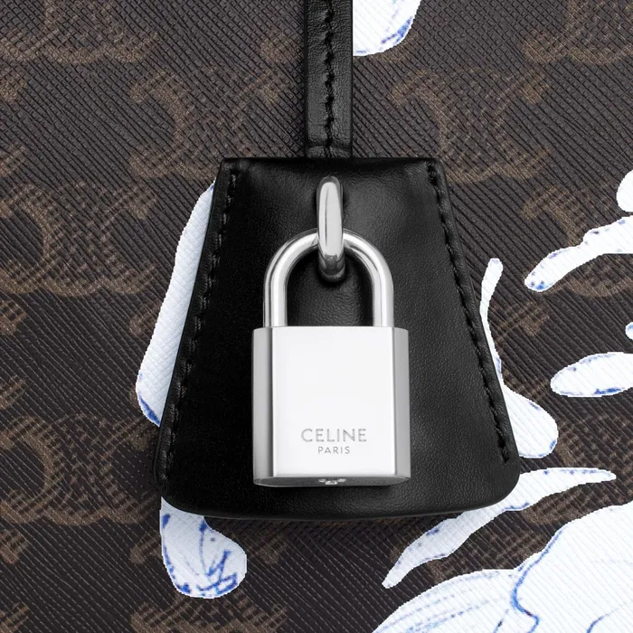 Large Travel Bag In Triomphe Canvas With David Weiss Wave Print Black Men CELINE BUSINESS AND TRAVEL BAGS Large Travel Bag In Triomphe Canvas With David Weiss Wave Print Black Men CELINE BUSINESS AND TRAVEL BAGS