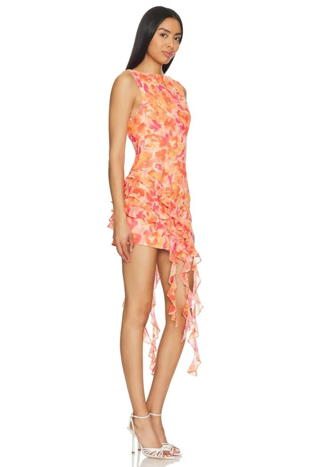 Lilo Mini Dress Sunset Floral Multi Women Lovers and Friends Dresses