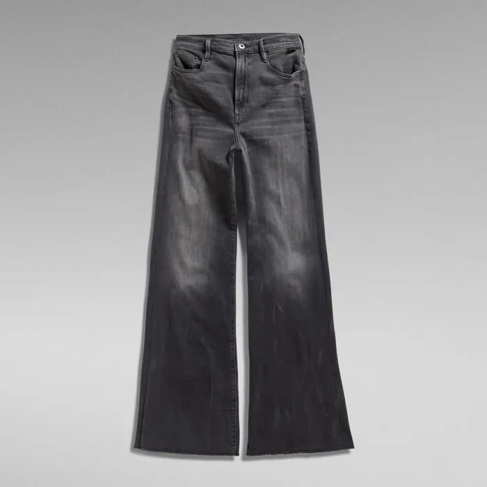 Loose Women GStar RAW Deck Ultra High Wide Leg Jeans Faded Blade