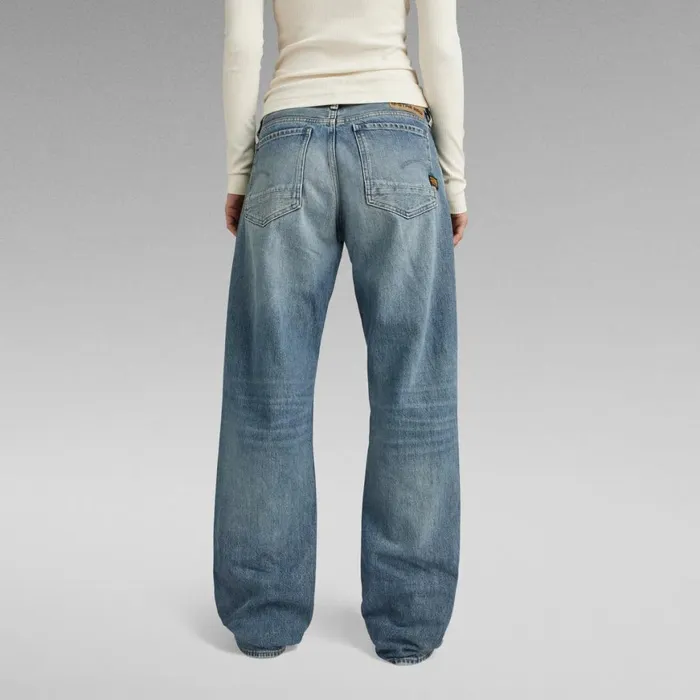 Loose Women GStar RAW Judee Low Waist Loose Jeans Antique Faded Blue Agave Ripped