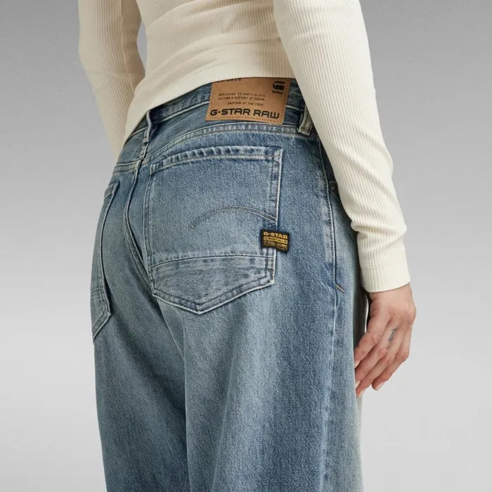 Loose Women GStar RAW Judee Low Waist Loose Jeans Antique Faded Blue Agave Ripped
