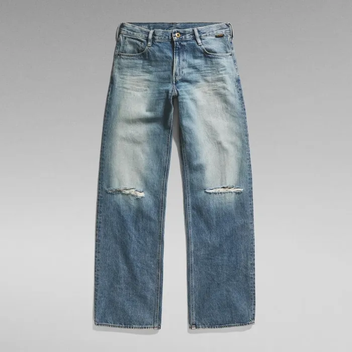 Loose Women GStar RAW Judee Low Waist Loose Jeans Antique Faded Blue Agave Ripped