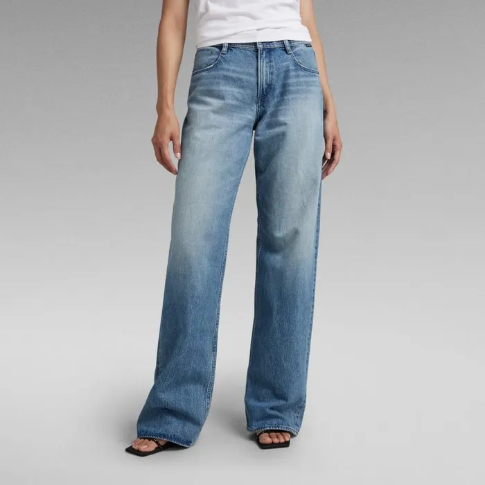 Loose Women GStar RAW Judee Low Waist Loose Jeans Sun Faded Air Force Blue