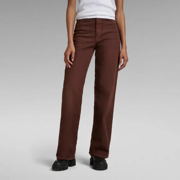 Loose Women GStar RAW Stray Ultra High Loose Jeans Chocolate Lab