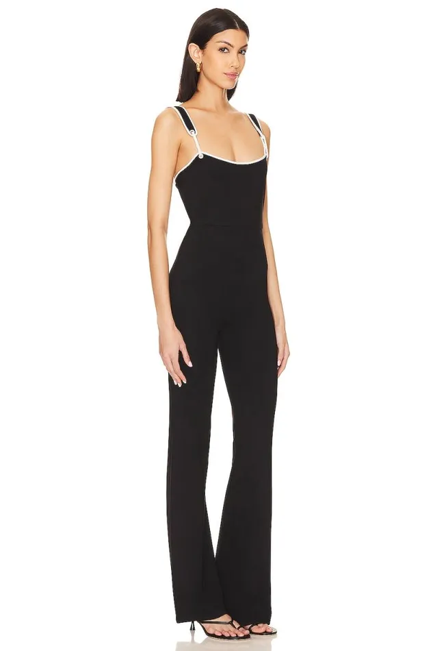 Lourdes Jumpsuit Black Women Lovers and Friends Jumpsuits