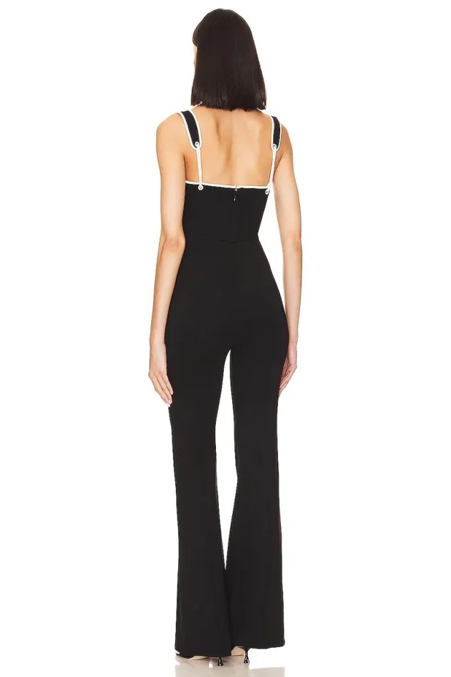 Lourdes Jumpsuit Black Women Lovers and Friends Jumpsuits