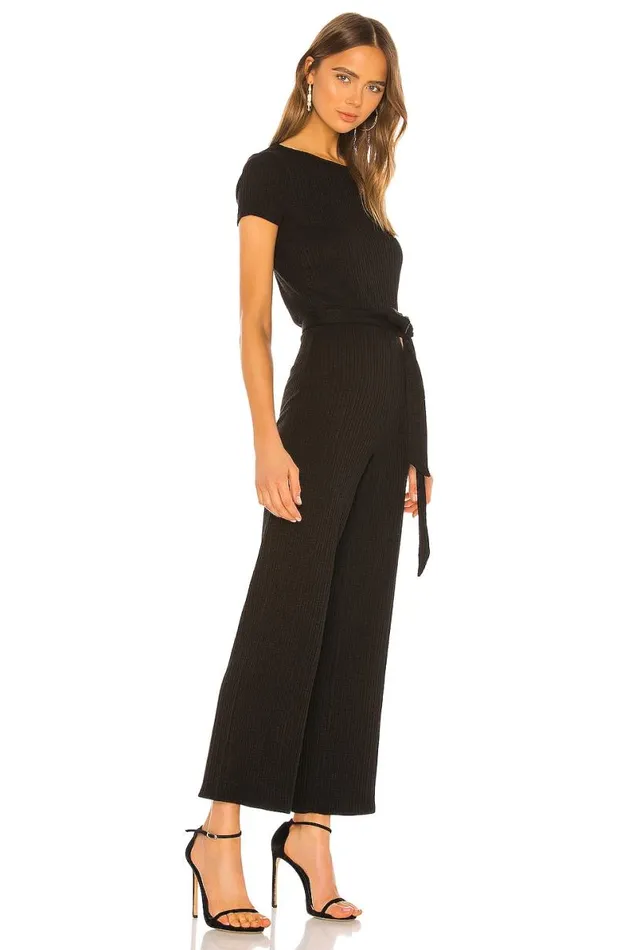 Lulu Jumpsuit Black Women Lovers and Friends Jumpsuits