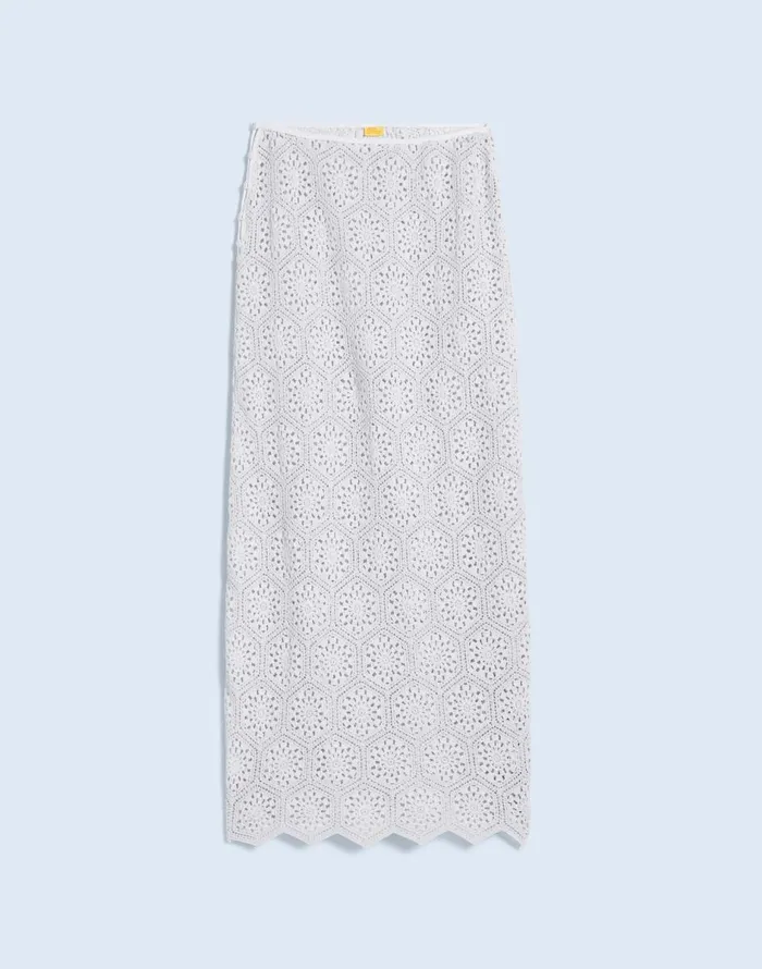 Madewell Agua Bendita Tove Skirt Cream Women Skirts