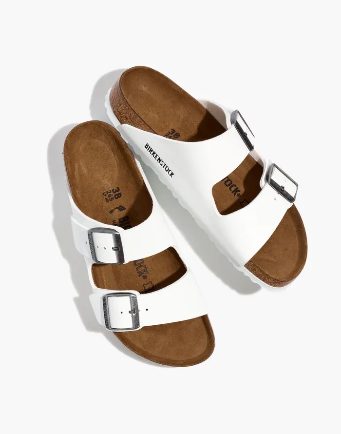Madewell Birkenstock Arizona Sandals In BirkoFlor White Women Sandals