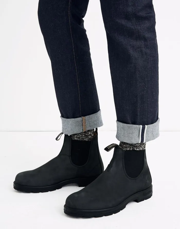 Madewell Blundstone Men039s Classic Chelsea Boots Rustic Black Men Boots