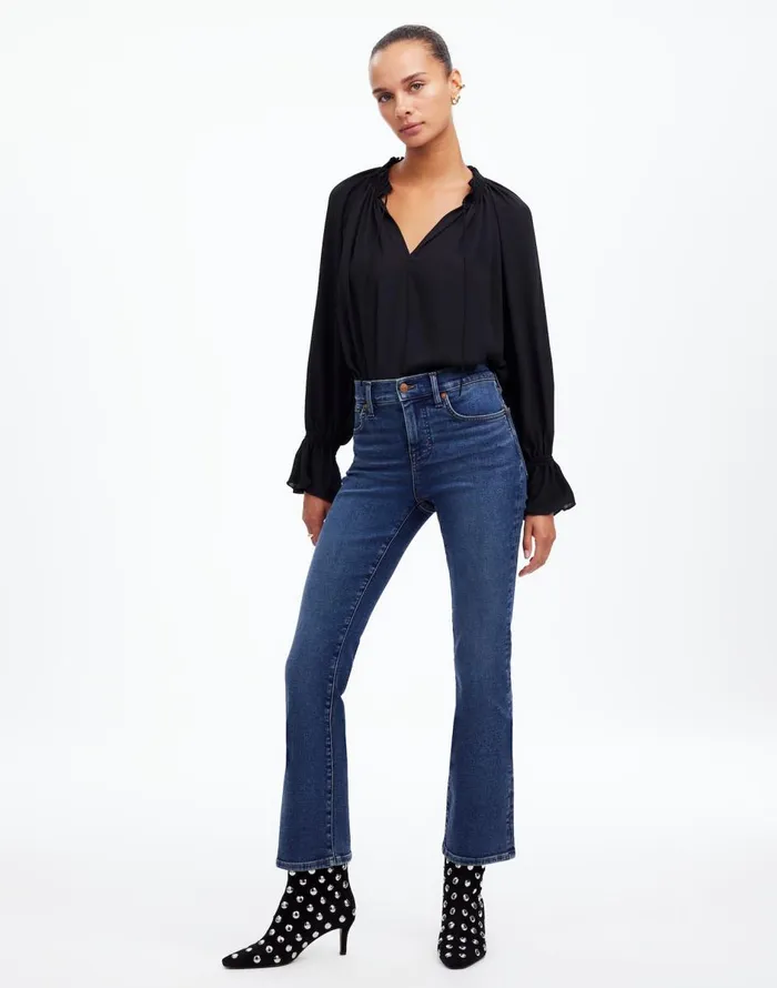 Madewell Kick Out Crop Jeans Lenoir Wash Women Jeans