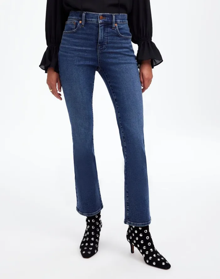 Madewell Kick Out Crop Jeans Lenoir Wash Women Jeans