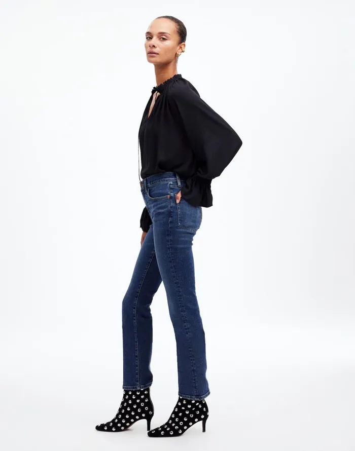 Madewell Kick Out Crop Jeans Lenoir Wash Women Jeans