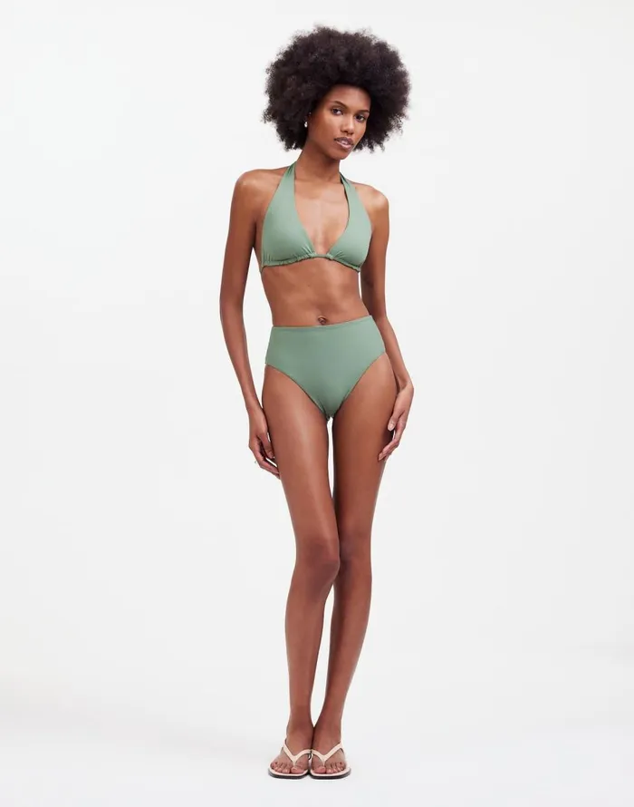 Madewell Lexaswim Isla Bottom Agave Women Swim