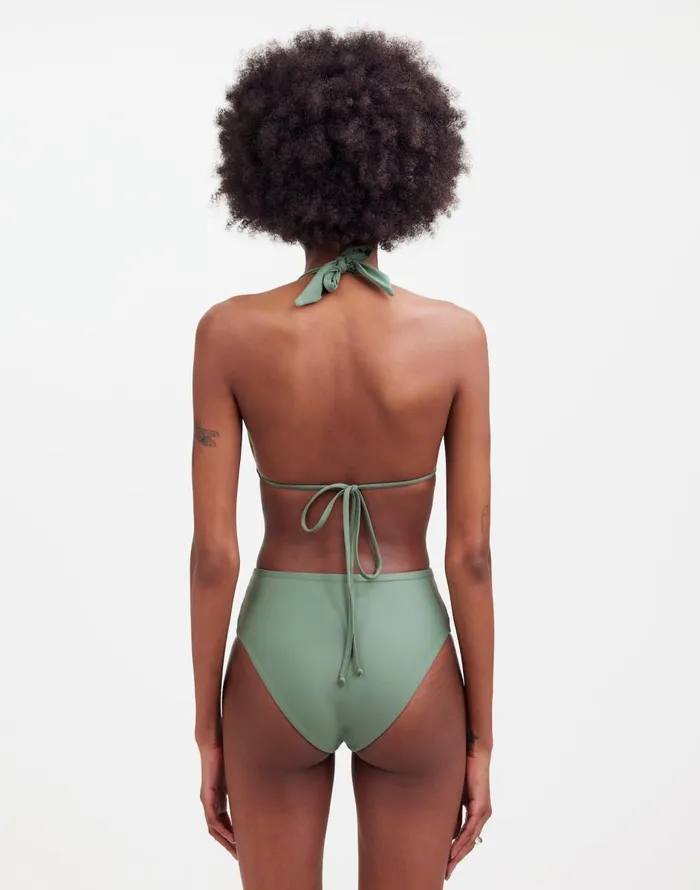 Madewell Lexaswim Koloa Convertible Top Agave Women Swim