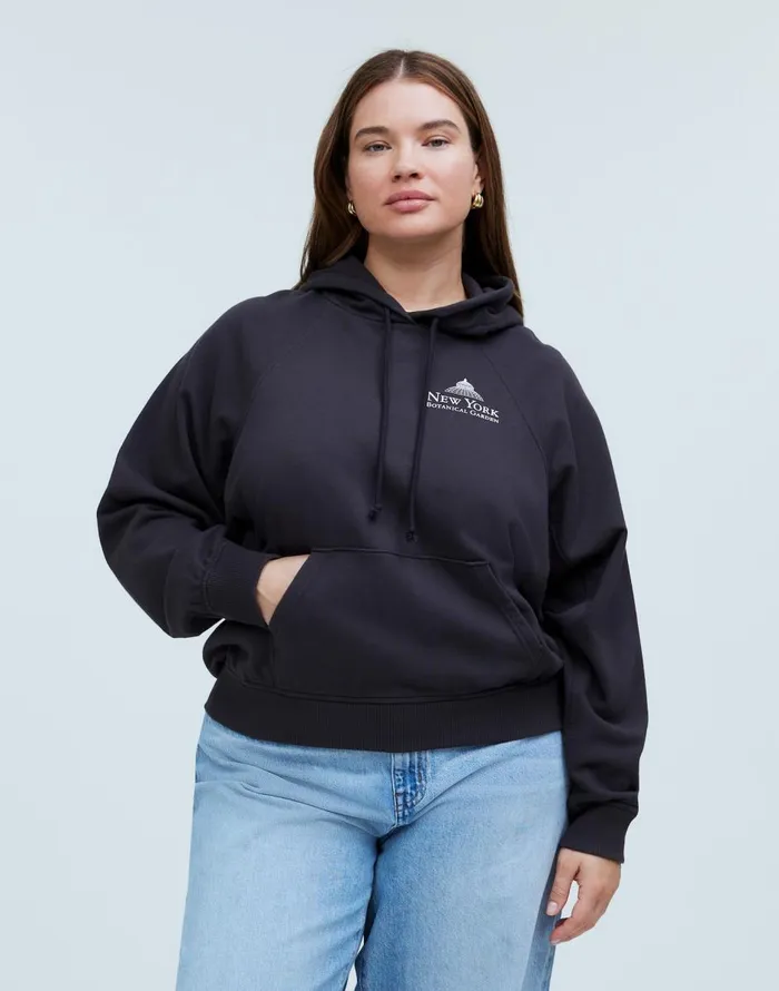 Madewell Plus Madewell X NYBG Graphic Terry Relaxed RaglanSleeve Sweatshirt Black Coal Women Loungewear Madewell Plus Madewell X NYBG Graphic Terry Relaxed RaglanSleeve Sweatshirt Black Coal Women Loungewear
