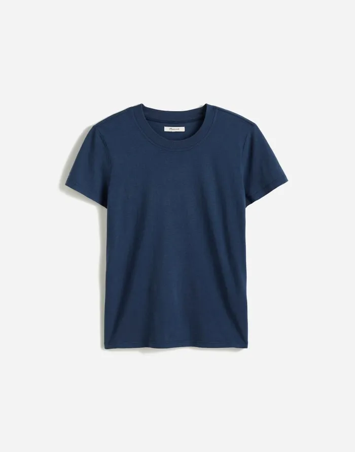 Madewell Premium Standard 01 The Shrunken Tee Nighttime Women Tees
