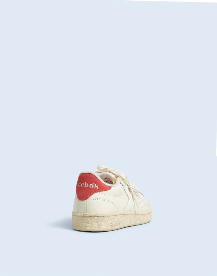 Madewell Reebok Club C 85 Vintage Sneakers Chalk Paper White Astro Dust Women Sneakers