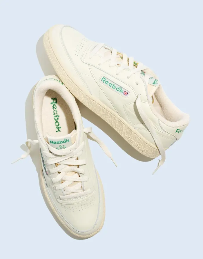 Madewell Reebok Club C 85 Vintage Sneakers Chalkpaperwhiteglen Men Sneakers