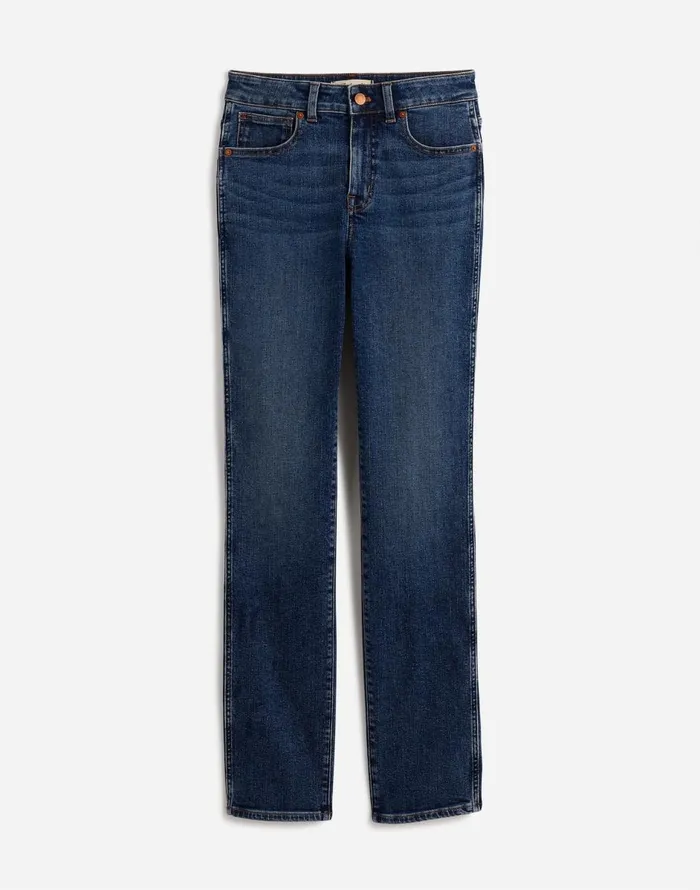 Madewell Tall Curvy MidRise Stovepipe Jeans In Deming Wash Deming Wash Women Jeans