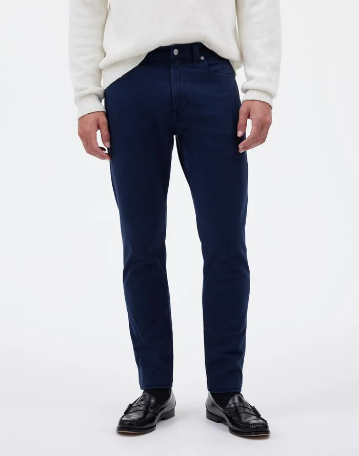 Madewell The Athletic Allday Slim Pant Deep Indigo Men Jeans