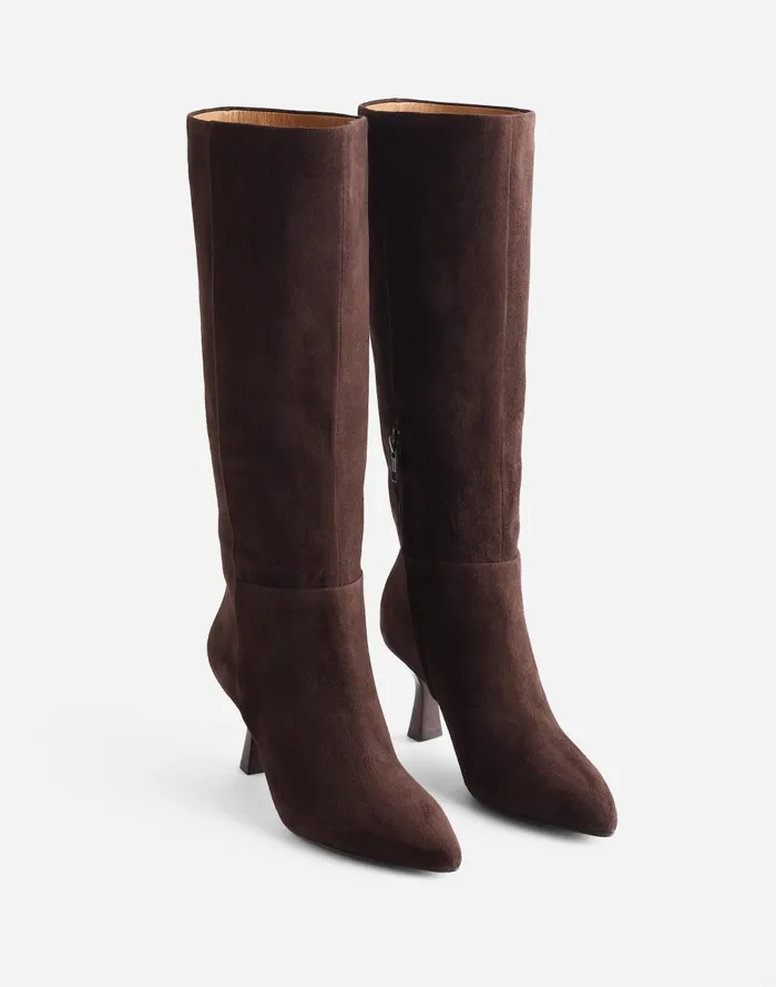 Madewell The Justine Knee Boot Dark Carob Women Boots