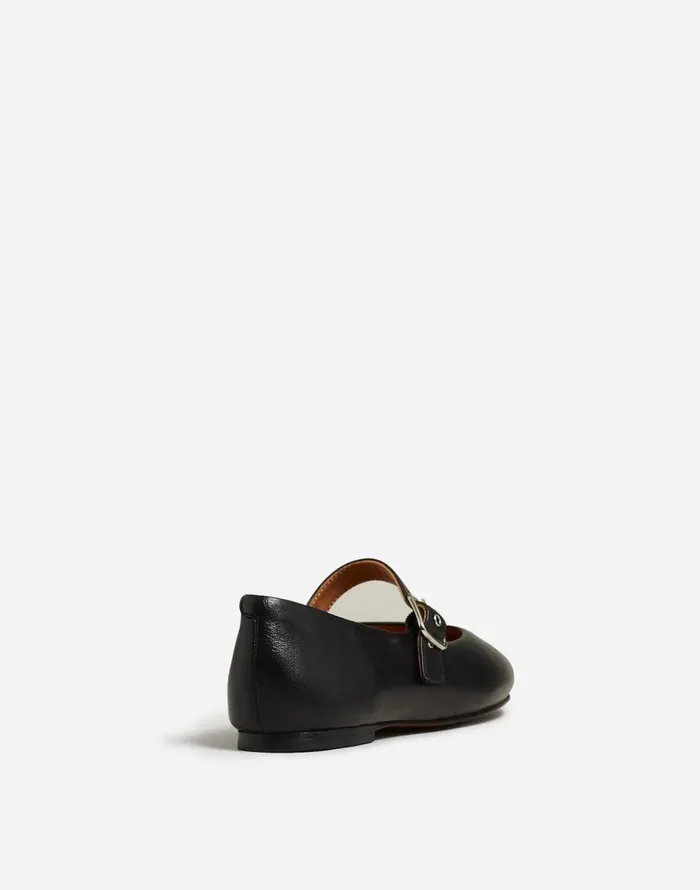 Madewell The Remy Mary Jane Flat True Black Women Flats and Loafers