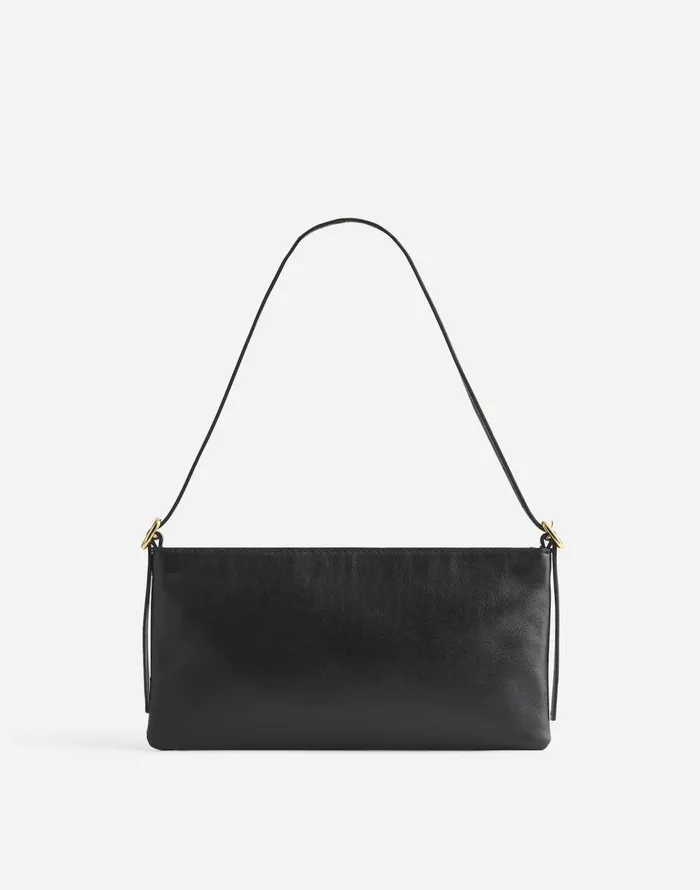Madewell The SculpturalBuckle Mini Shoulder Bag True Black Women Bags