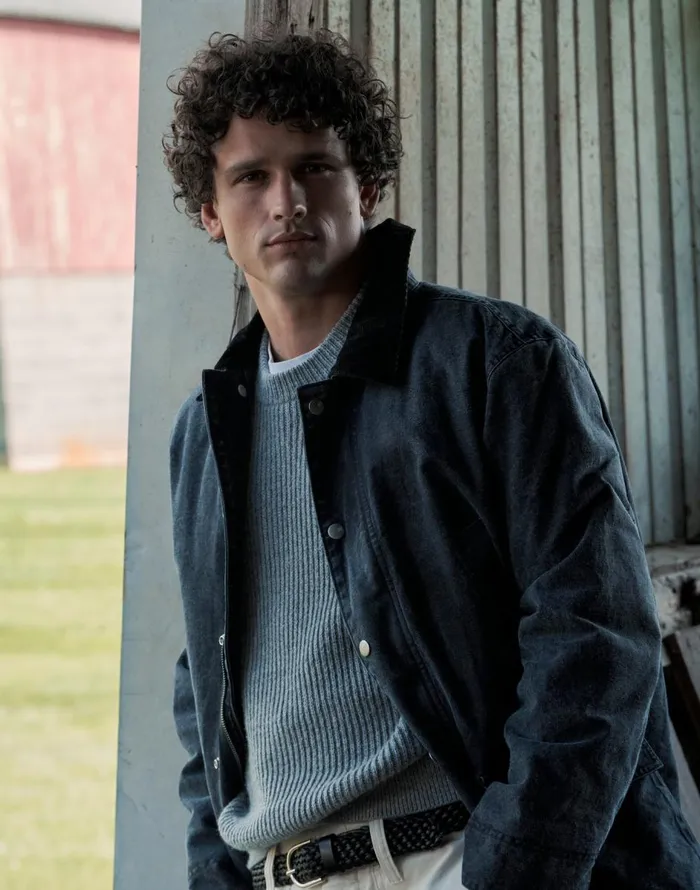 Madewell The Wyckoff Sweater Grey Marl Men Sweaters