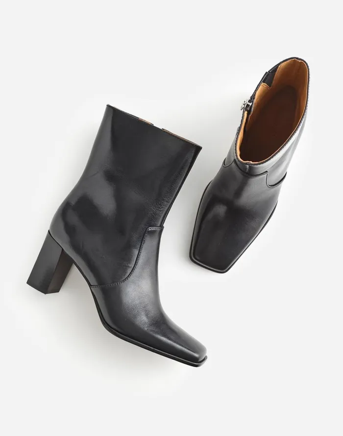 Madewell The Zane Ankle Boot True Black Women Boots