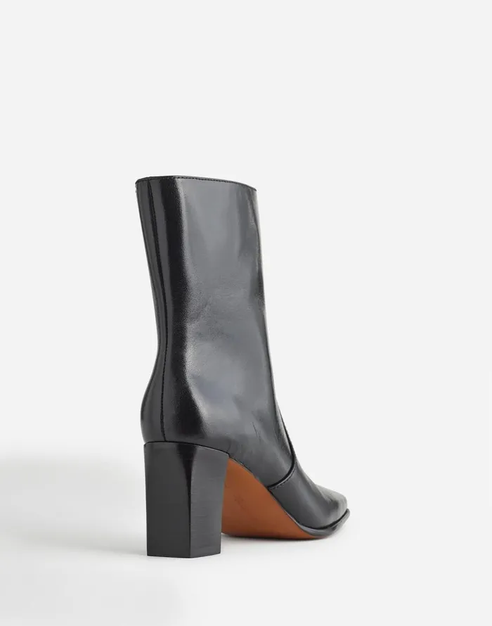 Madewell The Zane Ankle Boot True Black Women Boots