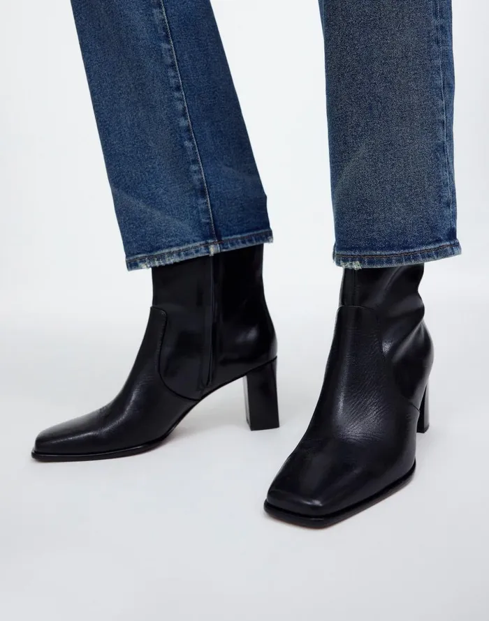 Madewell The Zane Ankle Boot True Black Women Boots