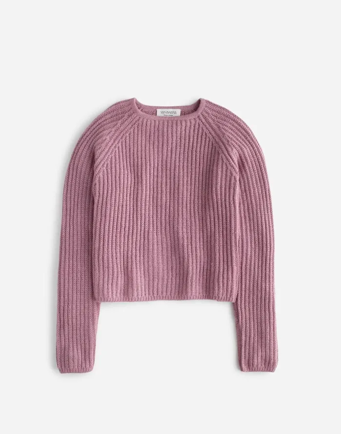 Madewell Yanawara Sawika Alpaca Sweater Lilac Women Sweaters