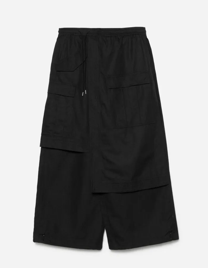 Maharishi Hakama Pants 6008 Cobra Asym Cargo Hakama Pants Black 8211 Men