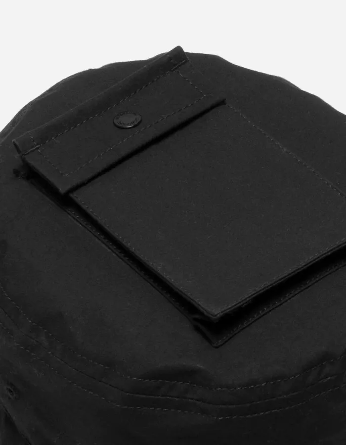 Maharishi Hats 6050 Utility Pocket Bucket Hat Black 8211 Men