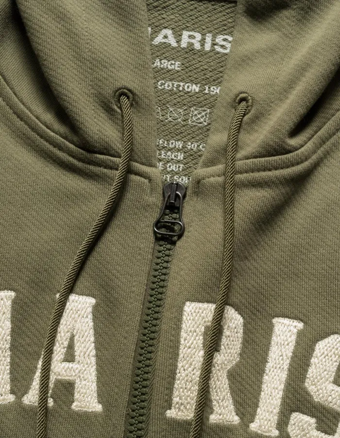 Maharishi Hooded Sweats 6011 Cobra Zipped Hooded Sweat Olive OG107F 8211 Men