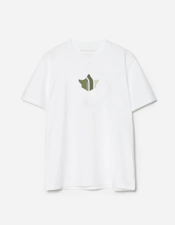 Maharishi Short Sleeve TShirts 1492 Maharishi Temple TShirt White 8211 Men