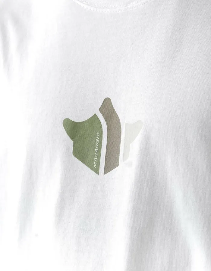 Maharishi Short Sleeve TShirts 1492 Maharishi Temple TShirt White 8211 Men