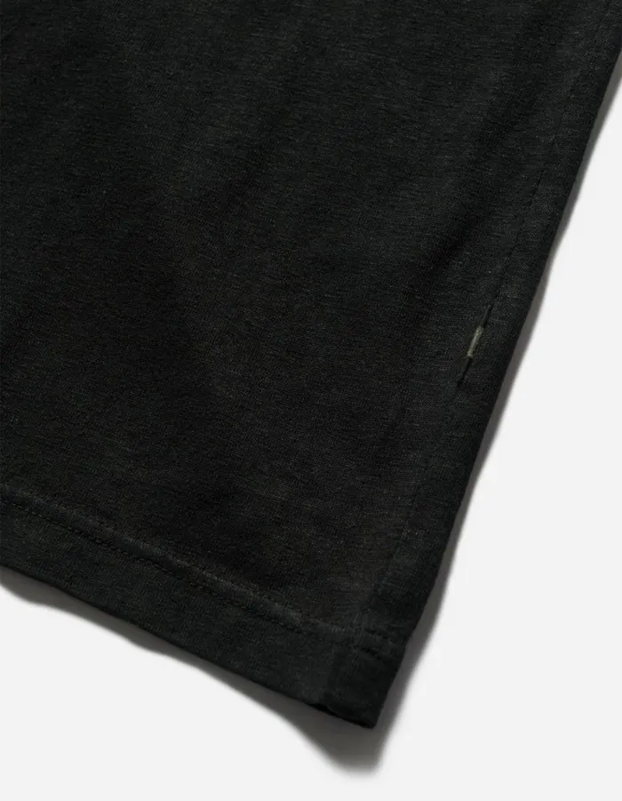 Maharishi Short Sleeve TShirts 5234 Hemp Cross Oversized TShirt Black 8211 Men
