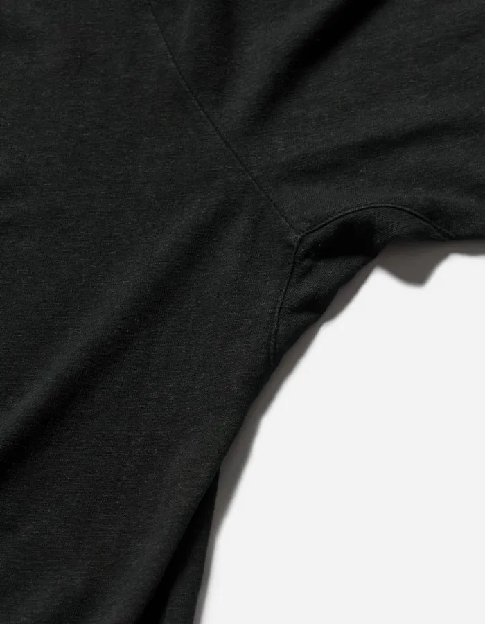 Maharishi Short Sleeve TShirts 5234 Hemp Cross Oversized TShirt Black 8211 Men