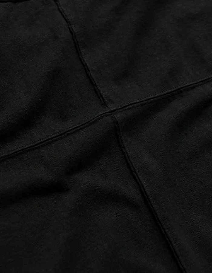 Maharishi Short Sleeve TShirts 5234 Hemp Cross Oversized TShirt Black 8211 Men