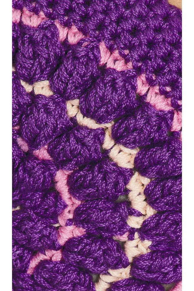 Mara Crochet Top Purple Women Lovers and Friends Tops