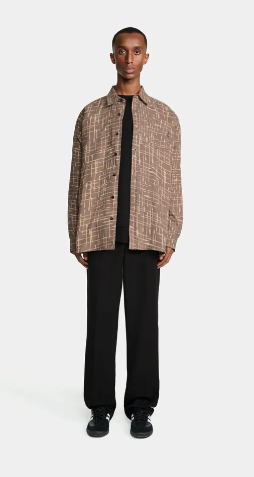 Martini Brown Ramzo Longsleeve Shirt Men Daily Paper Shirts