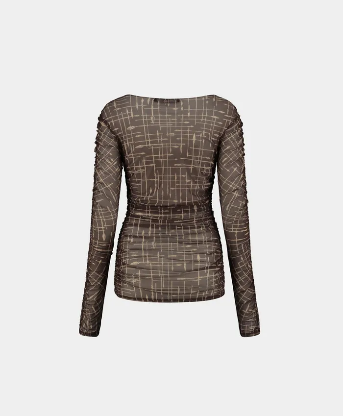 Martini Brown Rania Longsleeve Women Daily Paper Tops
